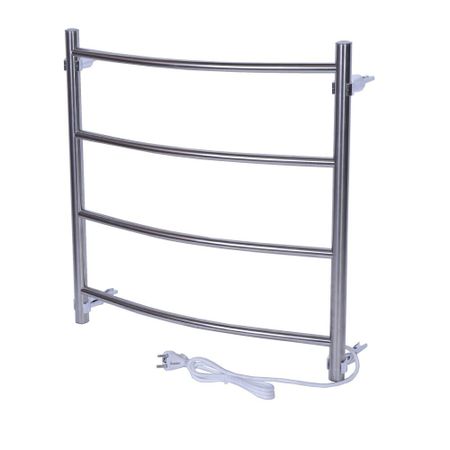 Полотенцесушитель электрический Тера Ребро 600х525 мм 45 Вт правый хром