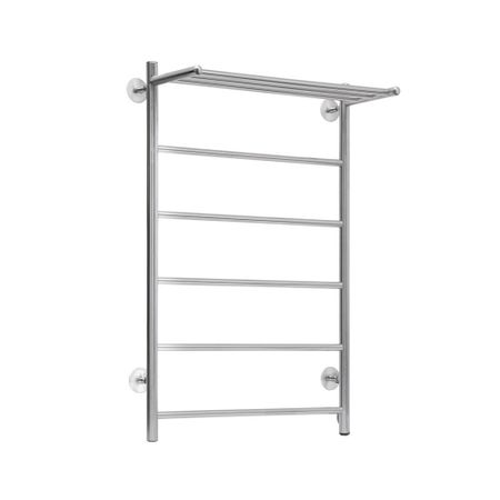 Полотенцесушитель электрический Тера Классика с полкой 800х525 мм 94 Вт правый хром металлическая кнопка включения выключения pronch 19 мм