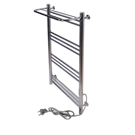 Полотенцесушитель электрический Тера Богема с полкой 1000х532 мм 91 Вт с терморегулятором правый хром