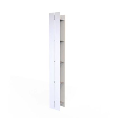 Полка для ванной Flow Skyline пятиярусная с крючками 150х96х1000 мм металл белая (Fl-sky-pr15k-б) moonbiffy настенная полка для ванной и кухни