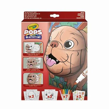 Набор для творчества CRAYOLA Набор для творчества Pops 3D Pets  