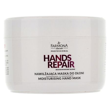 Маска для рук FARMONA Маска для рук с персиком Brzoskwiniowe Dlonie пюре betters фруктовое с миндалём яблоком персиком и бананом 120 г