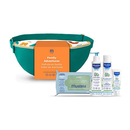 Набор средств для ухода за телом MUSTELA Дорожный набор BANANA BAG FAMILY ADVENTUR TERRACOTA разъемы banana 4мм 5шт