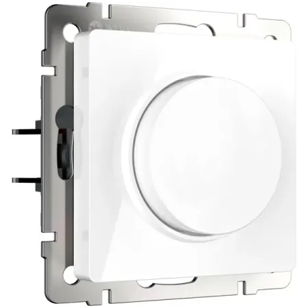 Диммер встраиваемый Werkel 600 Вт цвет белый girier tuya zigbee умный диммер для led ламп 10а