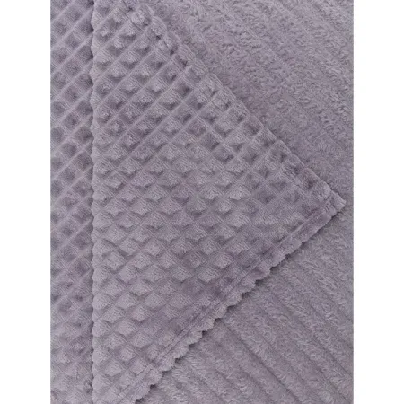 Плед Кубики 200x220 см фланель цвет сиреневый акриловые кубики льда для декора