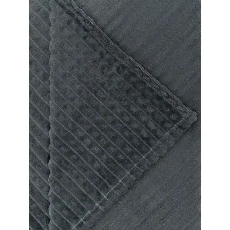 Плед Кубики 200x220 см фланель цвет темно-серый акриловые кубики льда для декора