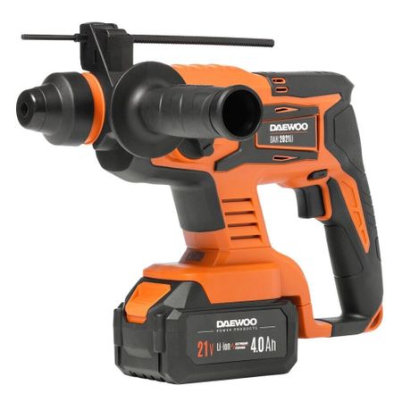 Перфоратор аккумуляторный Daewoo DAH 2821Li SET 21 В 2 Дж 4 Ач Li-Ion SDS-plus 1 АКБ и ЗУ перфоратор daewoo dah820 820вт 3 режима 3дж