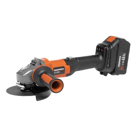 Шлифмашина угловая аккумуляторная Daewoo Dag 2521Li Set 21 В 4Ач Li-Ion d125 мм 1 АКБ и ЗУ бесщеточный шпиндель yun duan bldc 200 250 300 500w