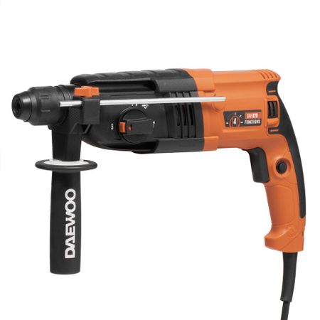 Перфоратор электрический Daewoo DAH 820 820 Вт 3 Дж SDS-plus перфоратор daewoo dah820 820вт 3 режима 3дж