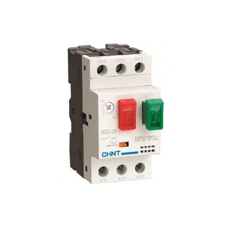Пускатель Chint NS2-25 (495078) 3P 2,5А 100 кА 230 В на монтажную плату пускатель chint ns2 25x 495183 3p 4а 100 ка 230 в на монтажную плату с поворотной ручкой