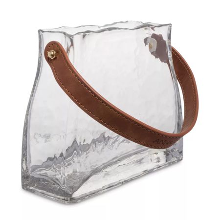 Ваза Anna Lafarg Сумка с ручкой 18,5x15,5 см стекло
