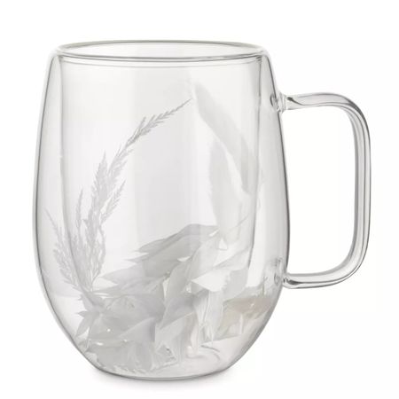 Кружка Anna Lafarg 330 мл с сухоцветами Белые цветы