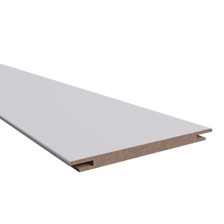 Доборная планка телескопическая Мона 150х10х2070/2130 мм эмаль светло-серая (1 шт.)