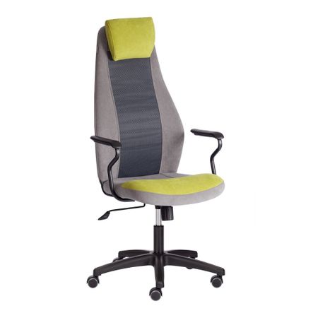 Кресло крутящееся Aviator серое (21646) 5 шт фиксированные мебельные ролики