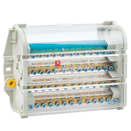 Блок распределительный шинный EKF PROxima ШРБ-160 136х183х72 мм IP20 компактный сборный модульный серый (plc-shrb-160) для покера 200 фишек с номиналом