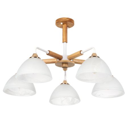 Люстра потолочная Arte Lamp Matthew E27 200 Вт 10 кв.м (A5032PL-5BR)