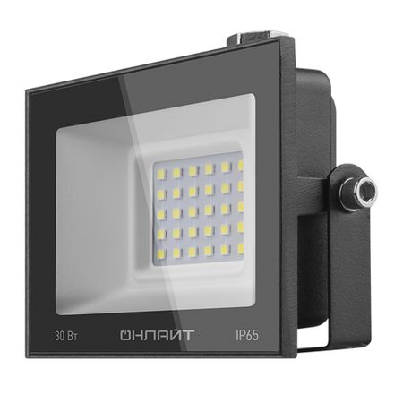 Прожектор светодиодный Онлайт OFL 4000К 30 Вт IP65 черный