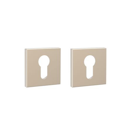 Ключевина Punto ET.K.ARC.Q52 SN-3 квадратная розетка матовый никель (47197) защелка межкомнатная punto l72 50 165x74x20 мм матовый никель