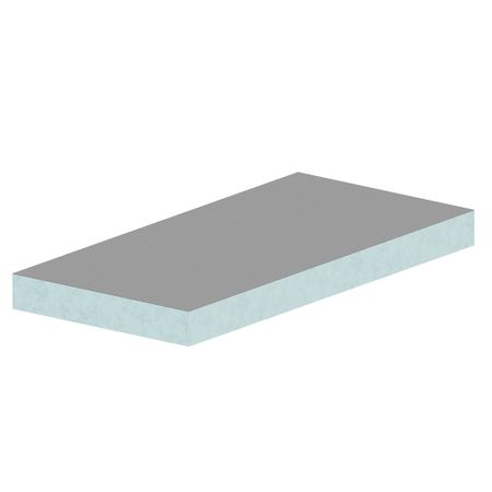 Плита теплоизоляционная Teplofom+ 100х600х1250 мм с односторонним армированием (5 шт.)