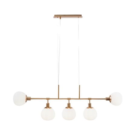 Светильник подвесной Maytoni Erich E14 200 Вт 10 кв.м латунь IP20 (MOD221-PL-05-G)