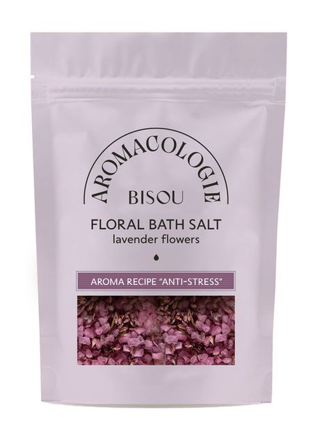 Bisou Aromacologie Anti-Stress Lavender Flower Bath Salt