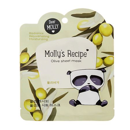 Маска для лица ЛЭТУАЛЬ DEAR MOLLY Тканевая маска 