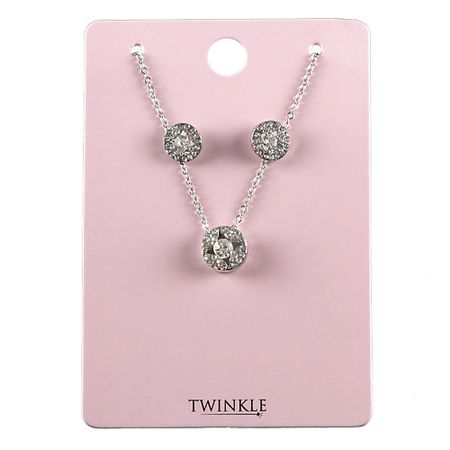 Набор бижутерии TWINKLE Подарочный набор 1Комплект: серьги, подвеска, цепочка