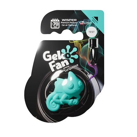 Ароматизатор WISPER Ароматизатор для авто GekoFan TURQUOISE