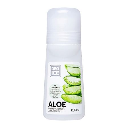 Дезодорант-ролик DEOICE Минеральный дезодорант Roll-On Aloe симбиотический минеральный образец пирита из мьянмы