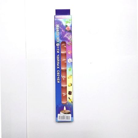 Свеча ароматическая ИНДОКИТАЙ Набор из 6 чайных свечей 