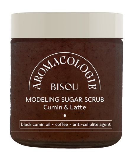 Bisou Aromacologie Cumin and Latte Modeling Sugar Scrub