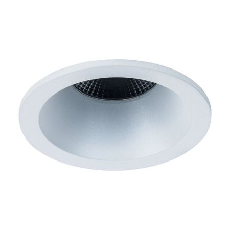 Светильник встраиваемый светодиодный белый 12 Вт 3000К IP65 Maytoni Zoom ДВО (DL034-2-L12W) светильник встраиваемый maytoni phanton 3000k 1x12вт 120° акрил белый