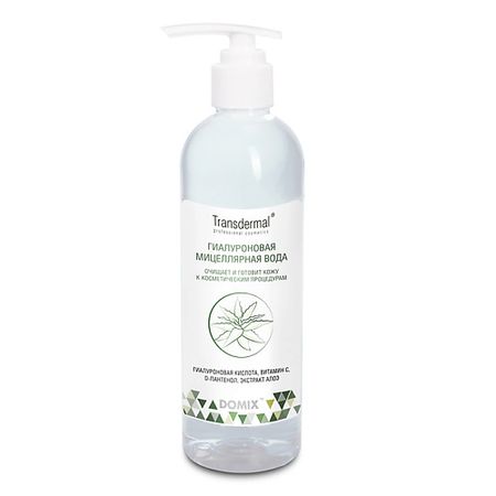 Мицеллярная вода DOMIX Transdermal Cosmetics Гиалуроновая мицеллярная вода мицеллярная apieu освежающая 300 мл