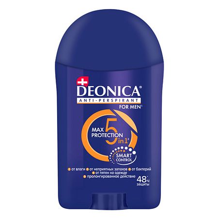 Парфюмированный дезодорант-стик Deonica FOR MEN Антиперспирант стик 5Protection