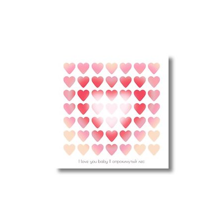 Набор наклеек ОПРОКИНУТЫЙ ЛЕС Стикеры 'сердечки' стикеры для скрапбукинга amengguo a01 10 4