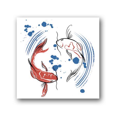 Тату TATTS Переводная тату 10*10см (для взрослых и детей) din рейка dori 10см