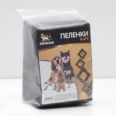Пеленка для животных ПИЖОН Пеленки впитывающие пеленки хорошка 60x60 см 10 шт