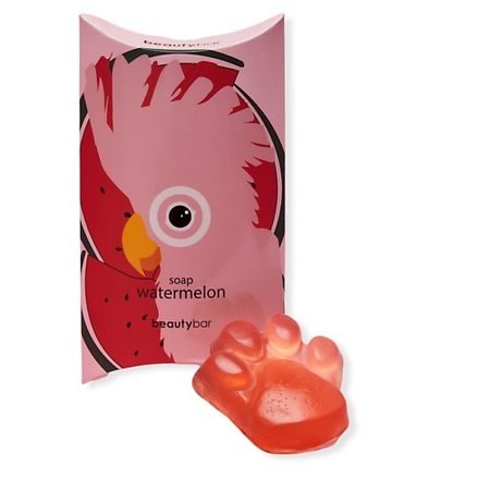 Мыло твердое для умывания BEAUTY BAR Конжаковое мыло для умывания с ароматом арбуза леденцы вкус арбуза halls холлс 25г 12уп