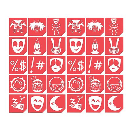 Трафарет для тату KILDIMIA Набор трафаретов для блеск тату трафаретов для росписи joy enlife