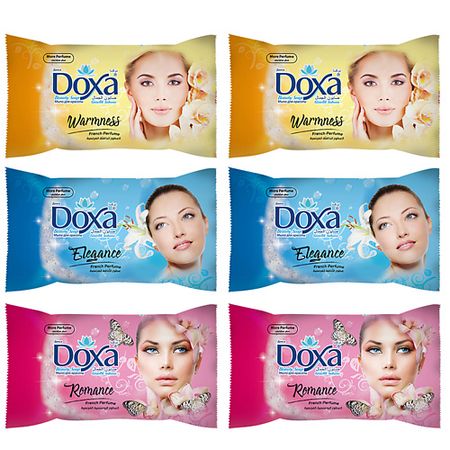 Мыло твердое DOXA Мыло туалетное Женский микс 6х125г 5 шт спиральные сверла doxa hss m35 кобальтовые 1 3 мм