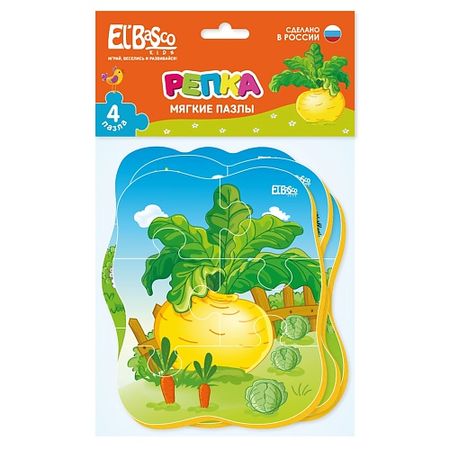 развивающая игрушка EL'BASCO Мягкие развивающие пазлы Сказки.
