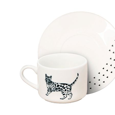 Кружка DOLCE CERAMO Чайная пара керамическая «Животные» керамическая кружка alastor hazbined hotels vox
