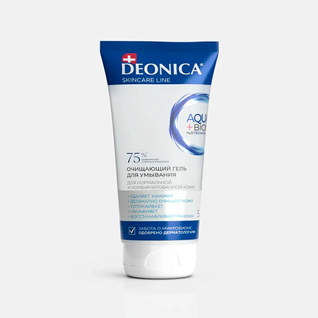 Гель для умывания Deonica Очищающий гель для умывания 5-в-1 шампунь сухой deonica объем и свежесть 250 мл