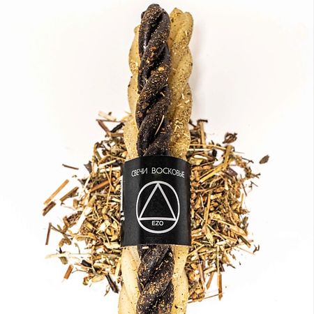 Свеча декоративная EZO Ритуальные свечи скрутки Расчистка пути к желанию 3 шт. ливарол свечи вагин 400 мг 5