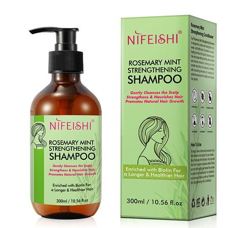 Шампунь для волос NIFEISHI Шампунь для волос с розмарином и биотином хлебные палочки roberto гриссини миньон с розмарином 150 г
