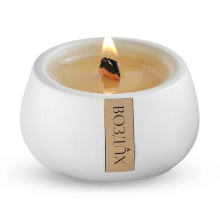 Свеча ароматическая СОЗЕРЦАЙ ВОЗДUХ Свечи ароматические для дома с деревянным фитилем аромат Макадамия и Сандал ароматические соевые свечи столбы чёрные красные жёлтые