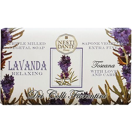 Мыло твердое NESTI DANTE Мыло Dei Colli Fiorentini Lavanda Relaxing мыло твердое nesti dante мыло emozioni in toscana garden in bloom