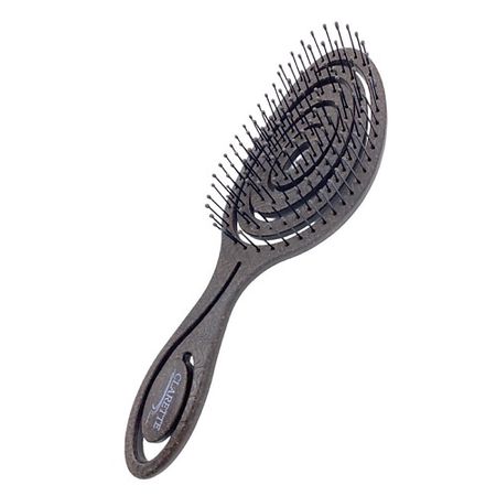 Щетка для волос CLARETTE Расческа для волос спиральная из натурального молотого кофе