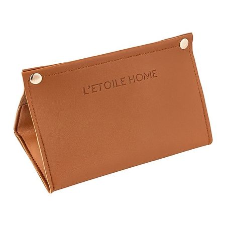 Салфетница LETOILE HOME Органайзер для салфеток коричневый из 10 микрофибровых протирочных салфеток