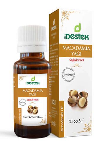 Масло для лица DESTEK Масло косметическое макадамии для лица, волос, тела,увлажнение